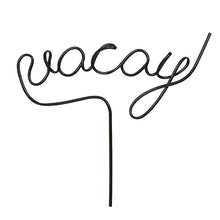 Load image into Gallery viewer, Straw Vacay - Black
