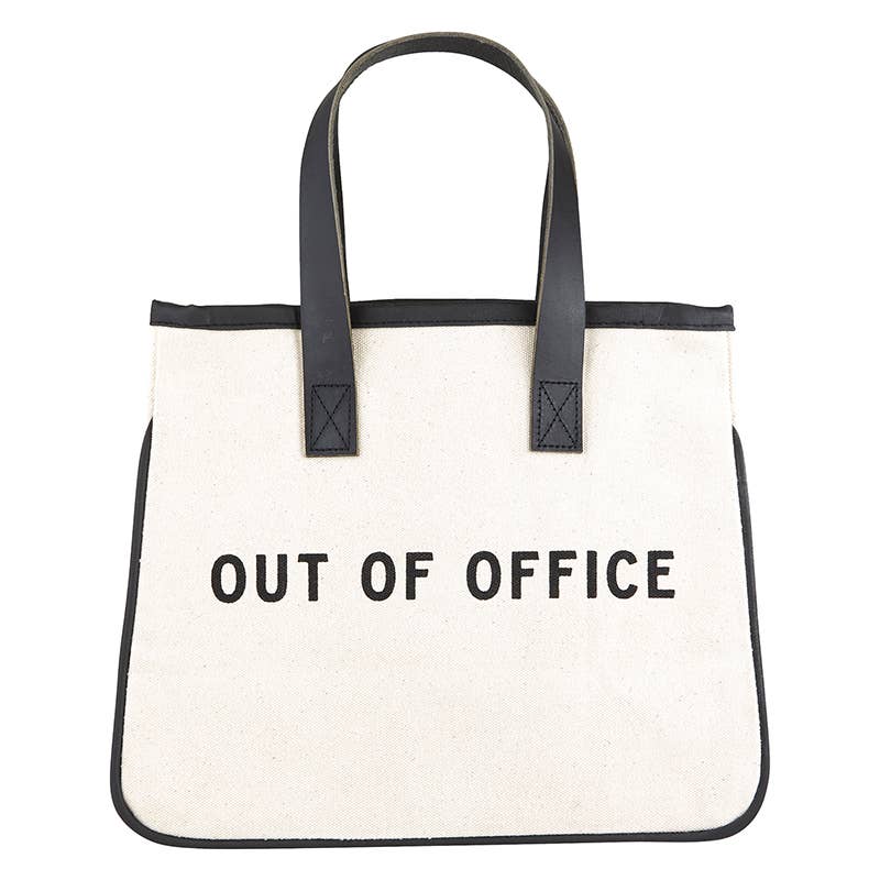 Mini Canvas Tote - Office