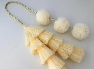 Tassel/Pompom Bag Charm (5 Colors)