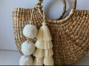 Tassel/Pompom Bag Charm (5 Colors)